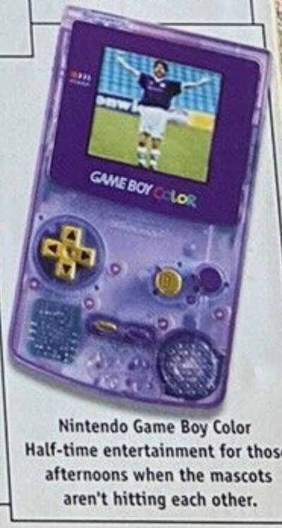 Nintendo Game Boy Color Dream Team Console