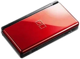  Nintendo DS Lite Black & Crimson Red Console