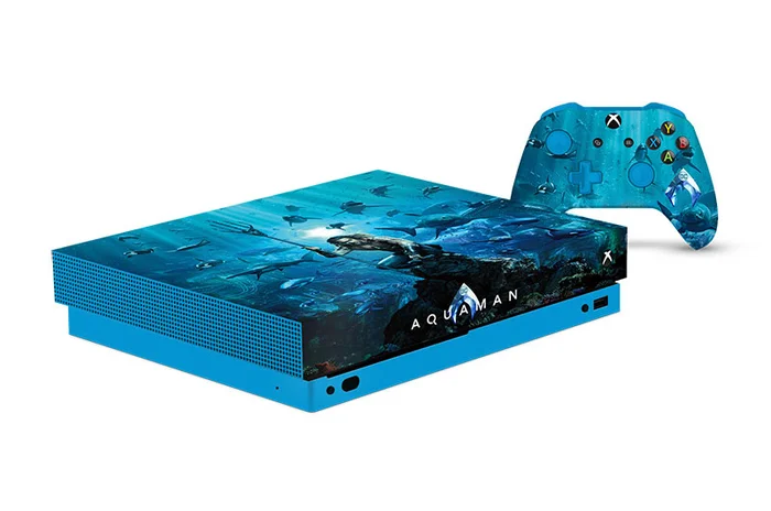  Microsoft Xbox One X Aquaman Console