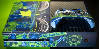 Microsoft Xbox One Seattle Sounders FC Stadium Console