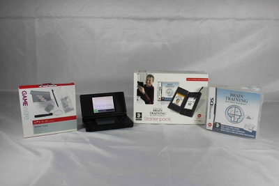 Nintendo DS Lite Black Dr Kawashima's Brain Training: How Old Is Your Brain Bundle