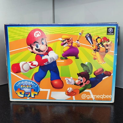 Nintendo Gamecube Yamada WakuWaku Mario Baseball Bundle