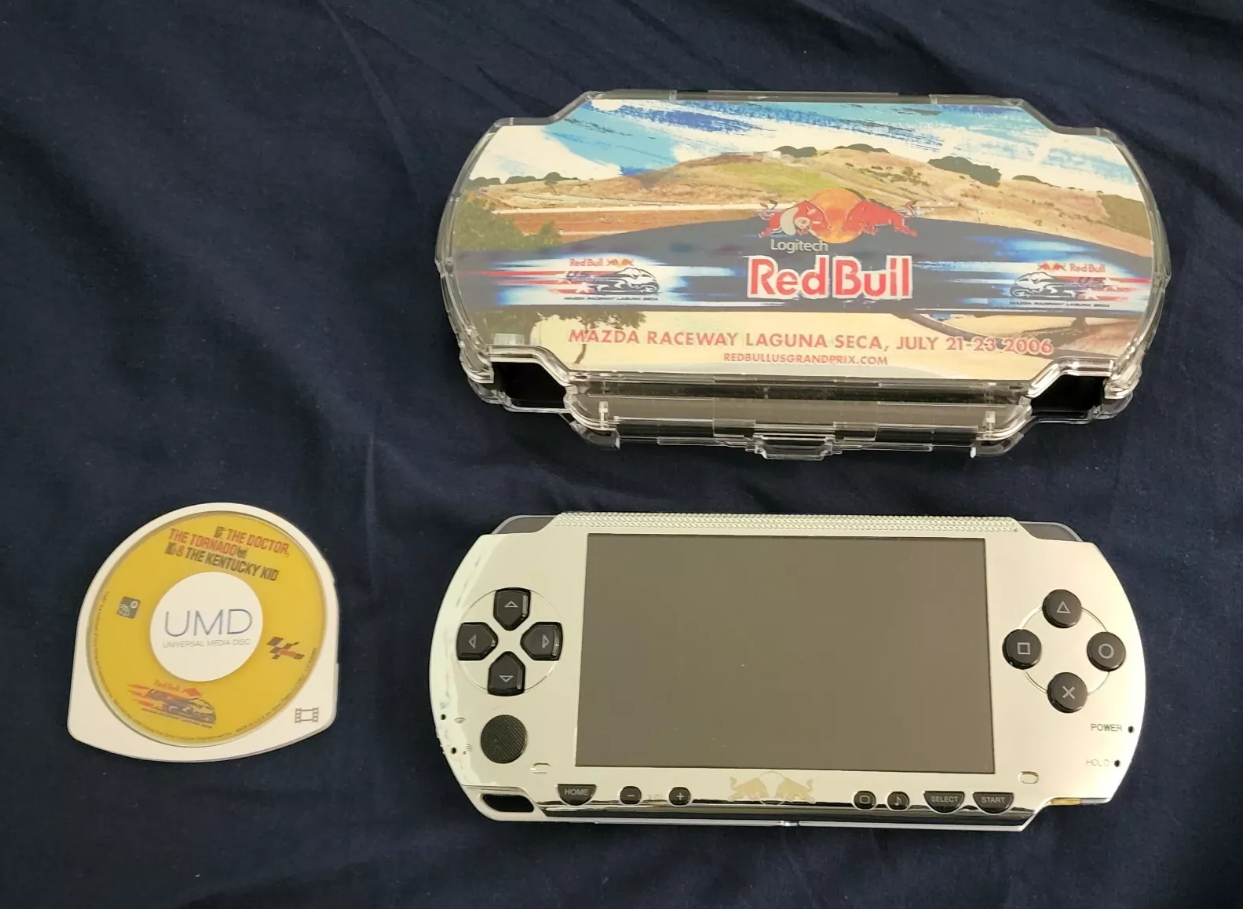  Sony PSP 1000 Series Mazda Raceway Red Bull Console