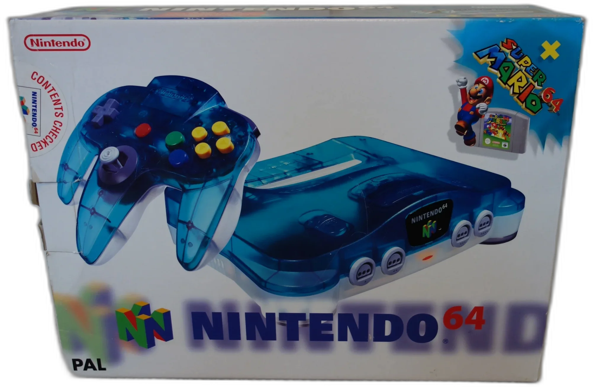  Nintendo 64 Blue/White Console [EU]
