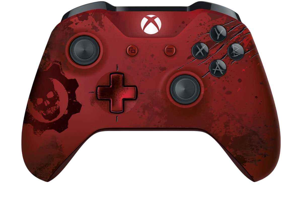 Microsoft Xbox One S Gears of War 4 Crimson Omen Edition Controller