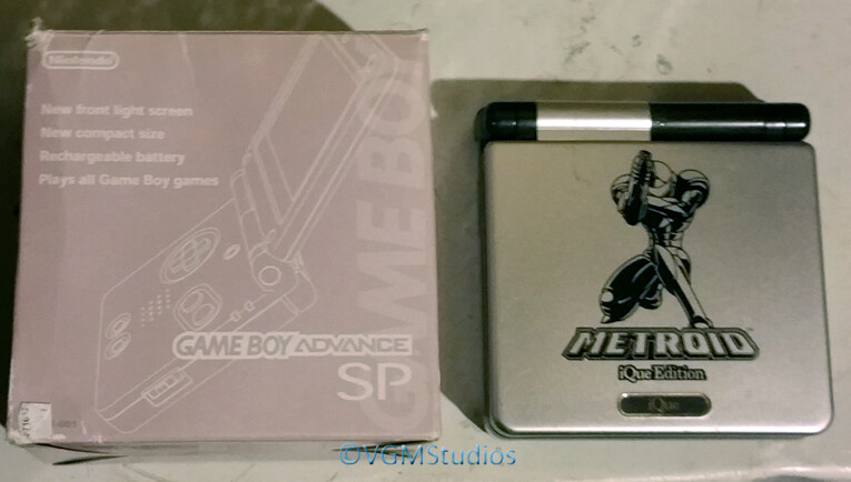 iQue Game Boy Advance SP Samus Console