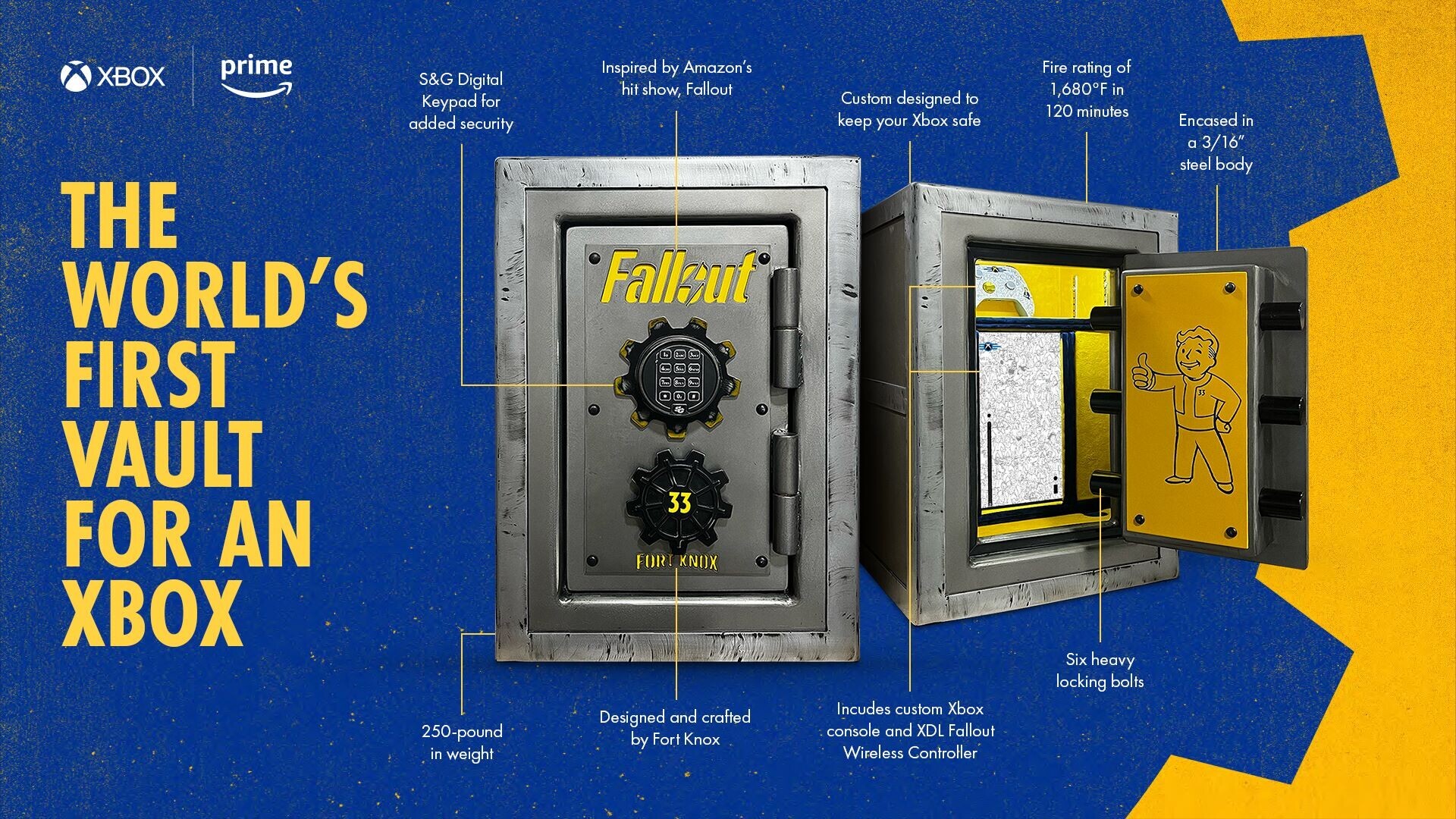  Microsoft Xbox Series X Fallout Vault Box Console