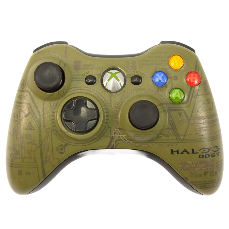  Microsoft Xbox 360 Halo ODST Controller