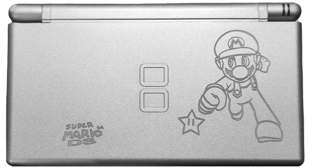 Consolevariations - iQue DS Lite Silver Super Mario 64 DS Console