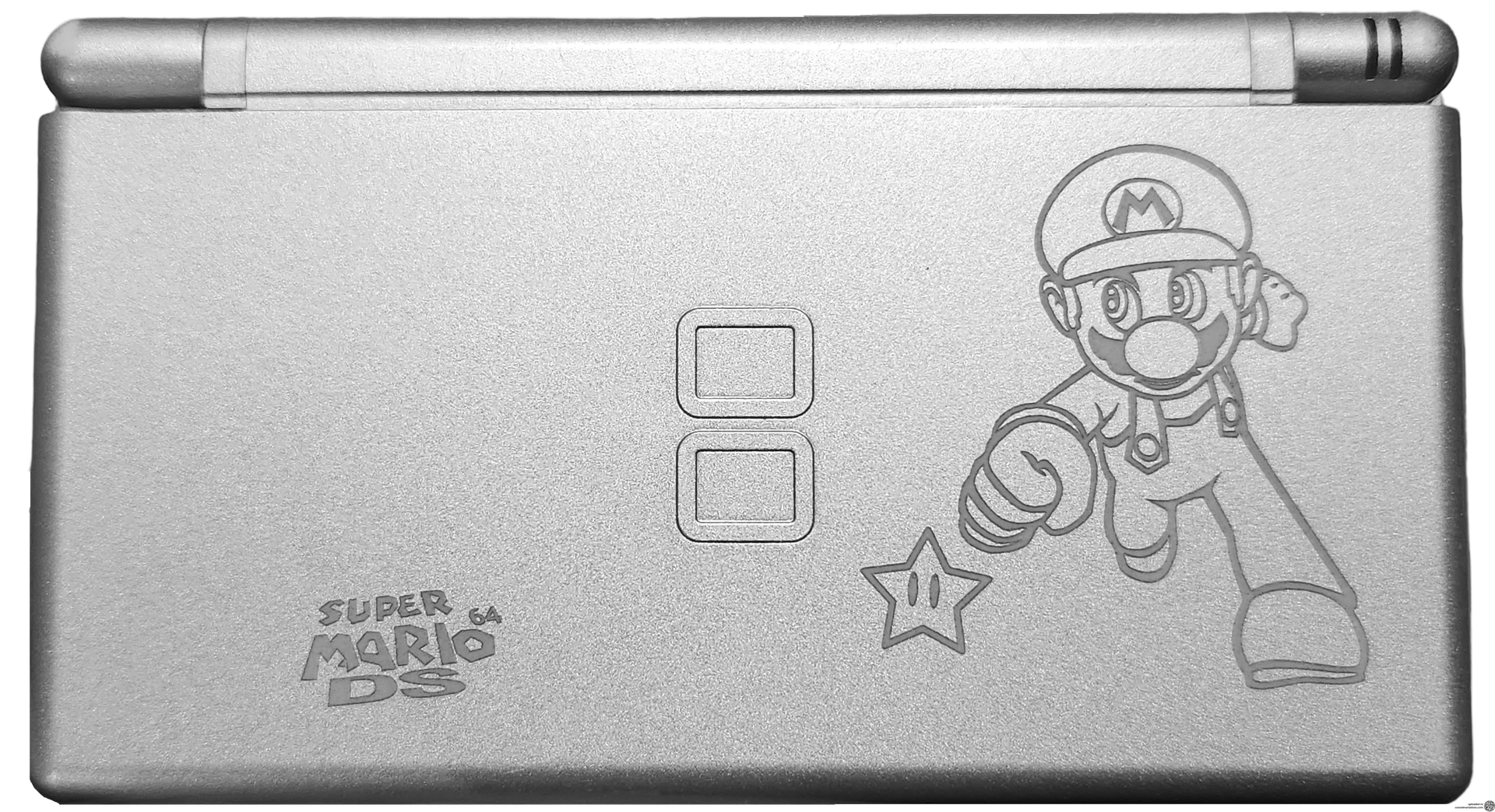 Consolevariations - iQue DS Lite Silver Super Mario 64 DS Console
