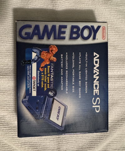 Nintendo Game Boy Advance SP Fantastic Four Bundle
