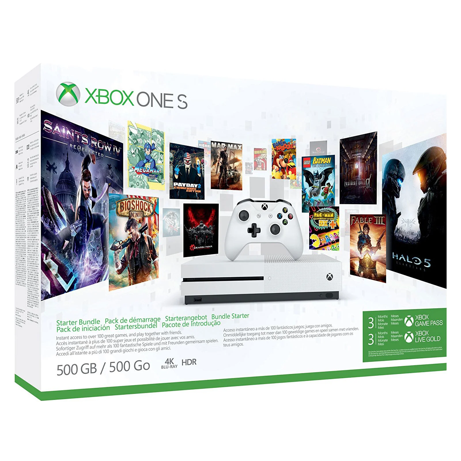  Microsoft Xbox One S Starter Bundle