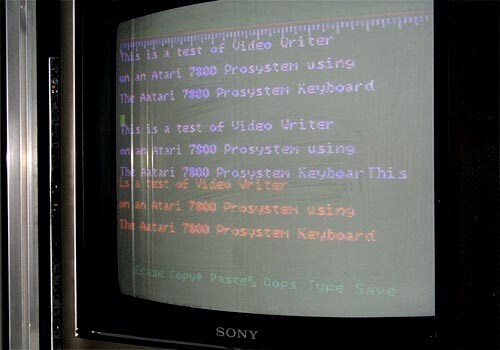  Atari 7800 Video Writer