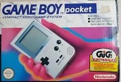  Nintendo Game Boy Pocket Silver Border Console [IT]
