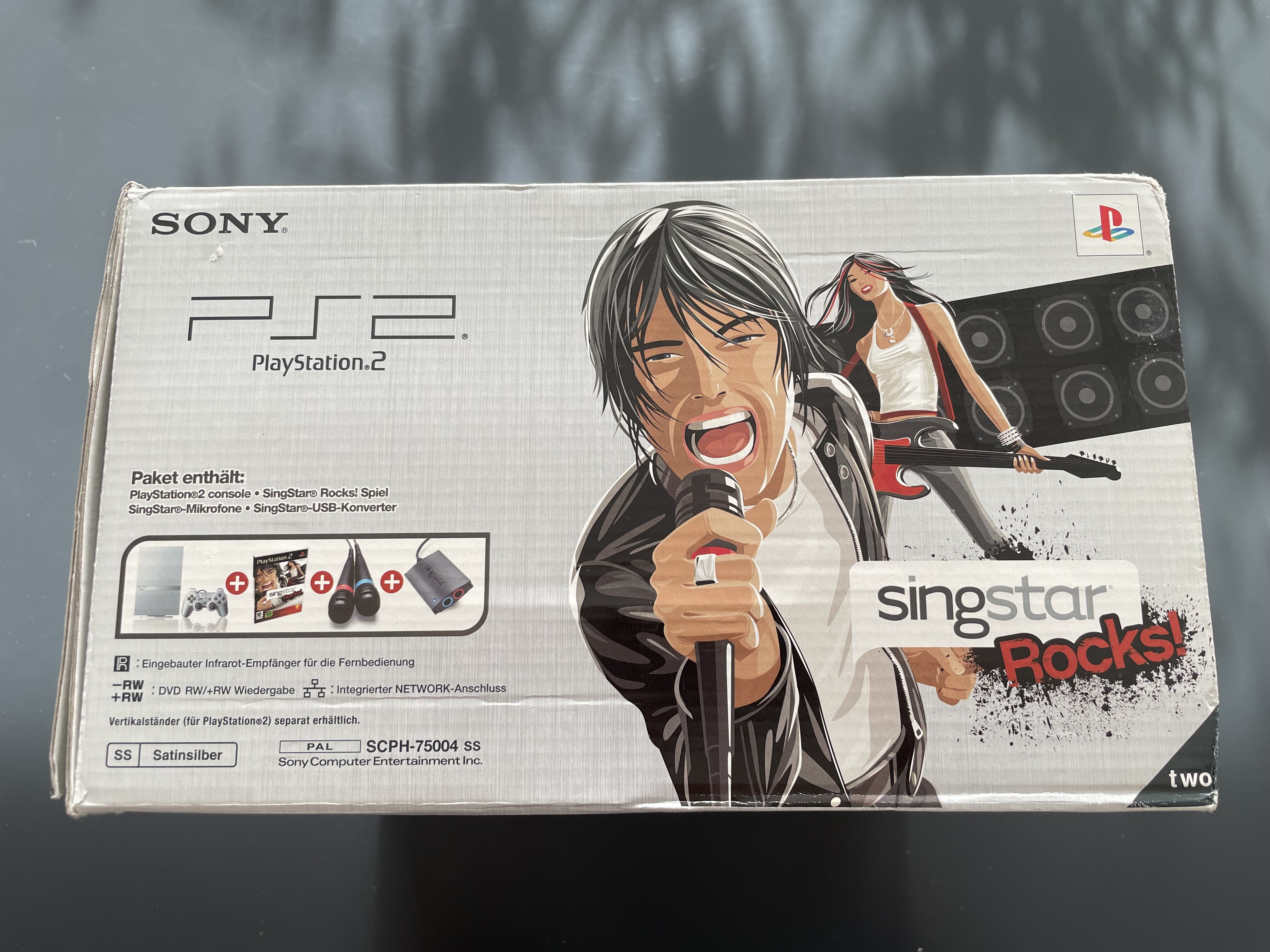 Sony PlayStation 2 Singstar Rocks! Satin Silver Slim Bundle [DE]