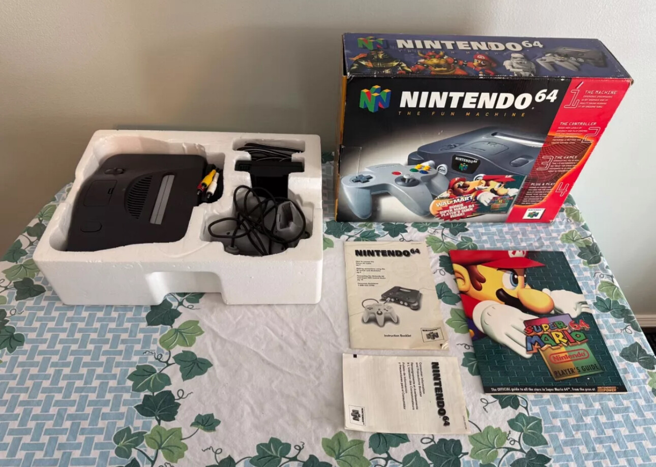 Nintendo 64 Super Mario Walmart Bundle