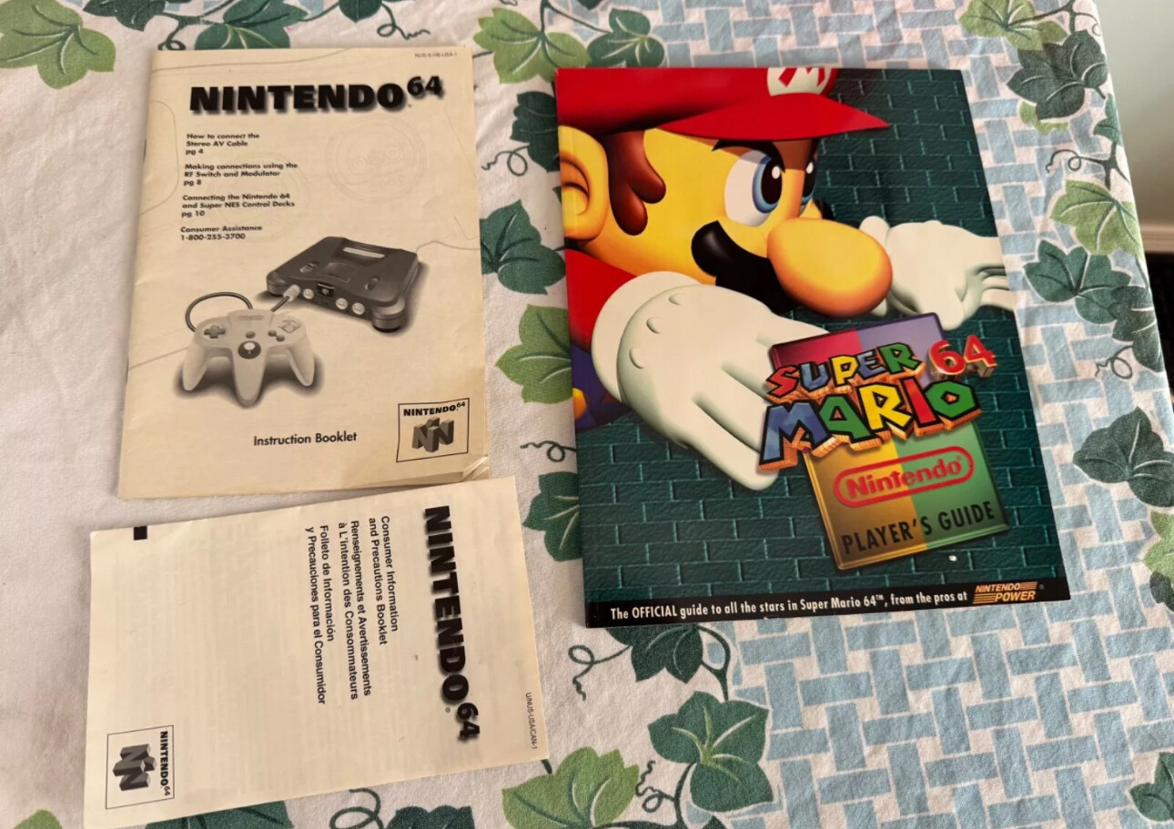 Nintendo 64 Super Mario Walmart Bundle