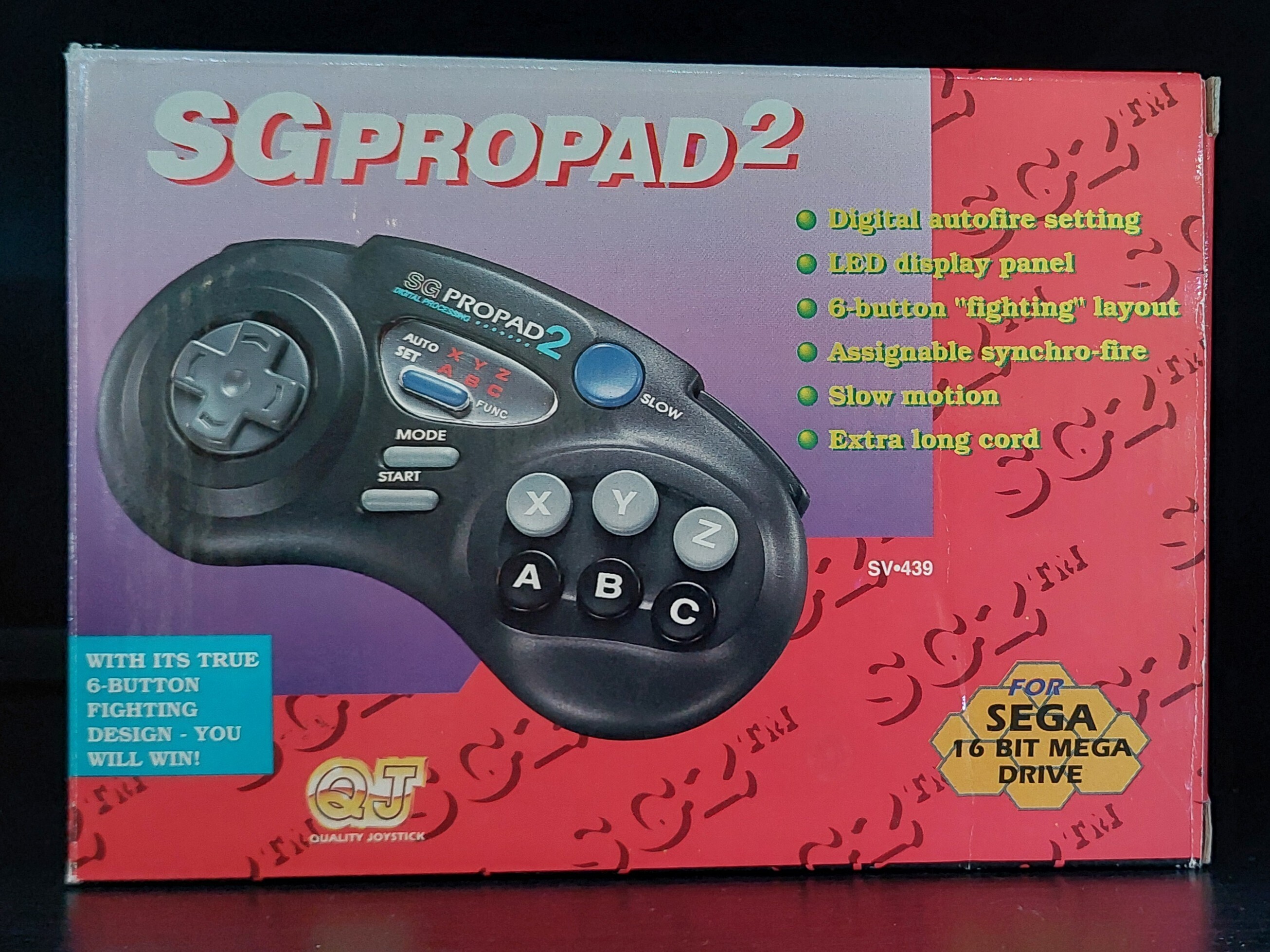  Sega Genesis Mega Drive SG PROPAD 2