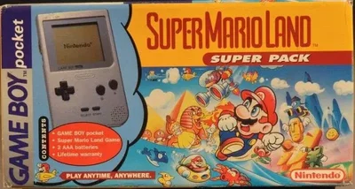 Nintendo Game Boy Pocket Super Mario Land Super Pack