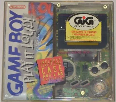  Nintendo Game Boy Clear Case Console [IT]