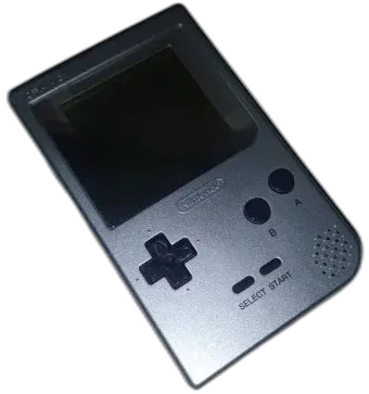 Nintendo Game Boy Pocket Silver Border Console [NA