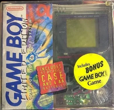 Nintendo Game Boy Crystal Case Clear Console [NA]