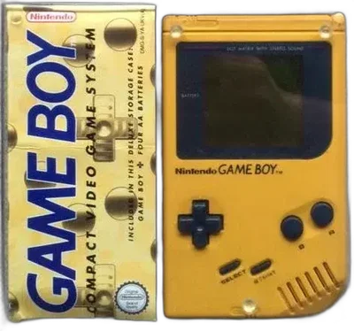 Nintendo Game Boy Crystal Case Yellow Console