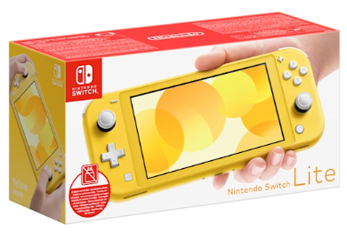  Nintendo Switch Lite Yellow Console -Adaptor not Included