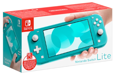  Nintendo Switch Lite Turquoise Console Without Power Supply