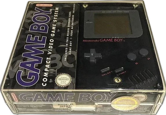  Nintendo Game Boy Crystal Case Black Console