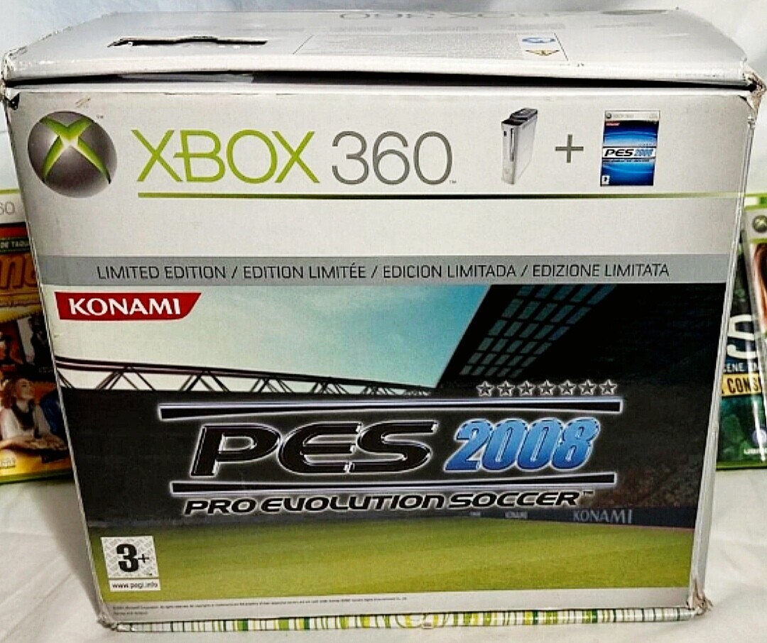  Microsoft Xbox 360 Xbox 360 Pack Pro Evolution Soccer 2008