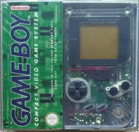  Nintendo Game Boy Crystal Case Clear Console