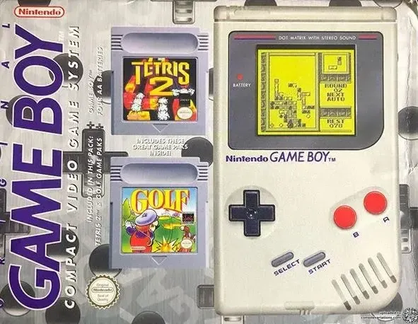 Consolevariations - Nintendo Game Boy Tetris 2 + Golf Console