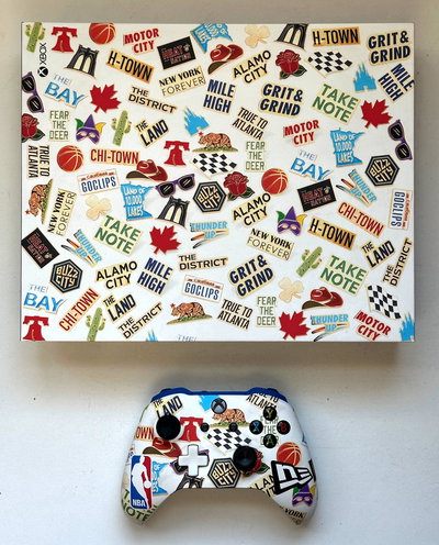 Microsoft Xbox One X NBA and New Era Console