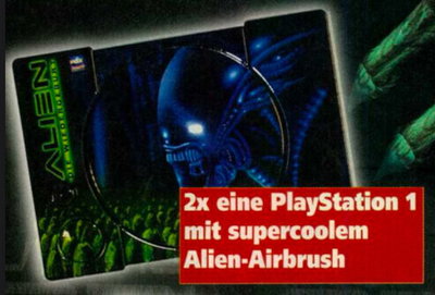 Sony PlayStation PZ Alien Console