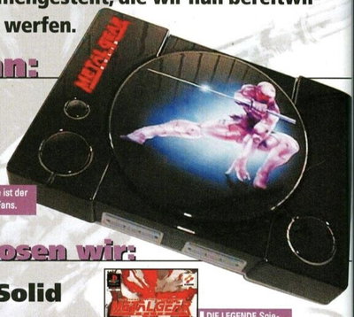 Sony PlayStation PZ Metal Gear Solid Console