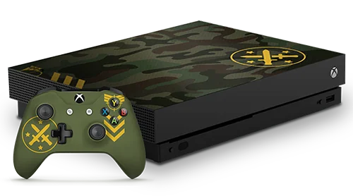  Microsoft Xbox One X Call of Duty Veterans Us Army Console