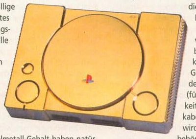 Sony PlayStation Gold Plated Console