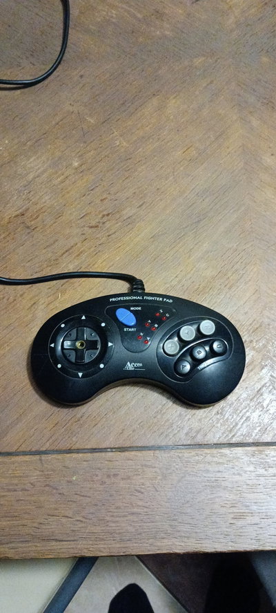 AccessLine Mega Drive Professional Fighter Pad.