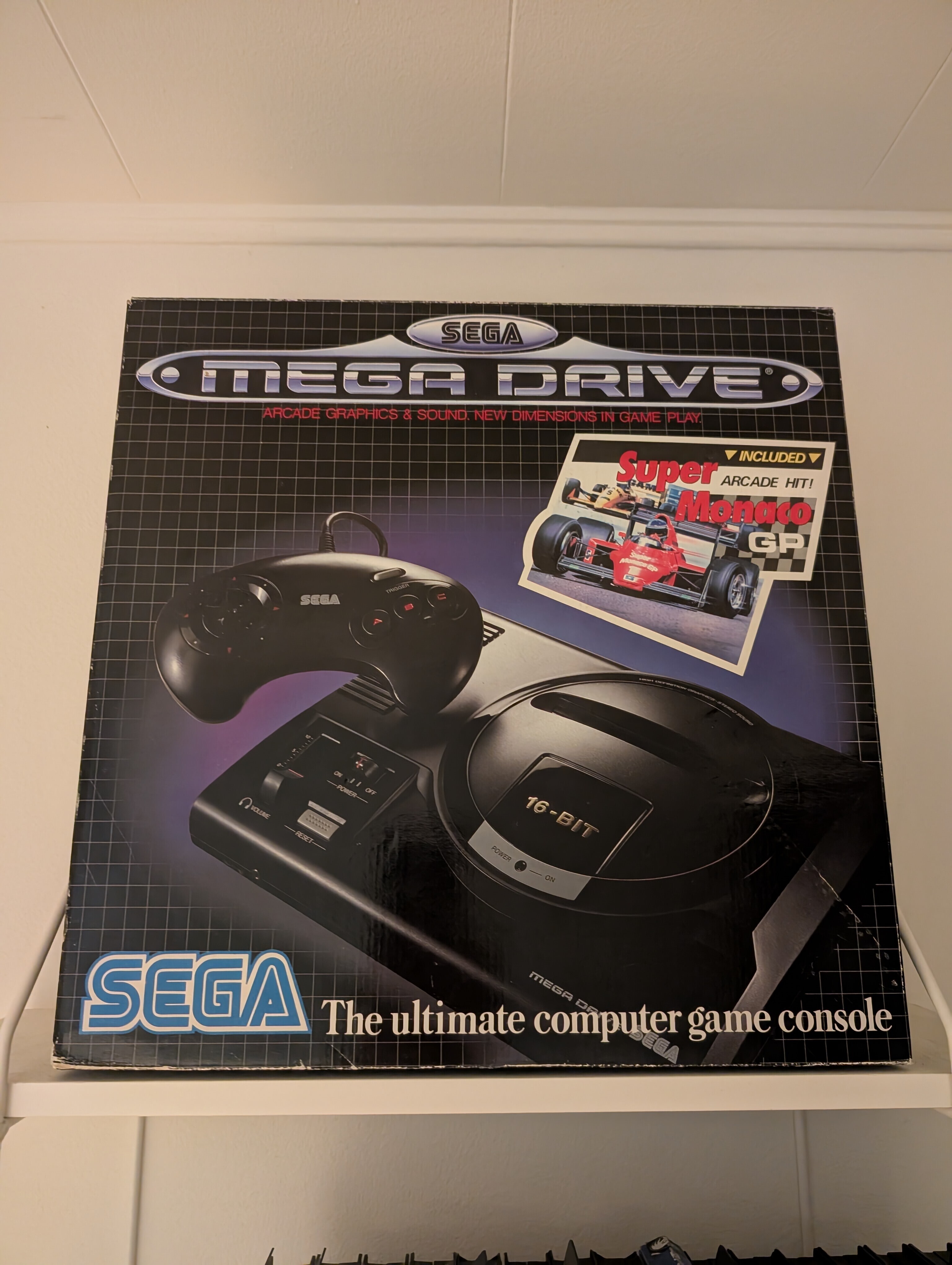  Sega Genesis Mega Drive Super Monaco GP Bundle