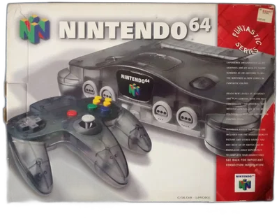 Nintendo 64 Smoke Black Console [US]