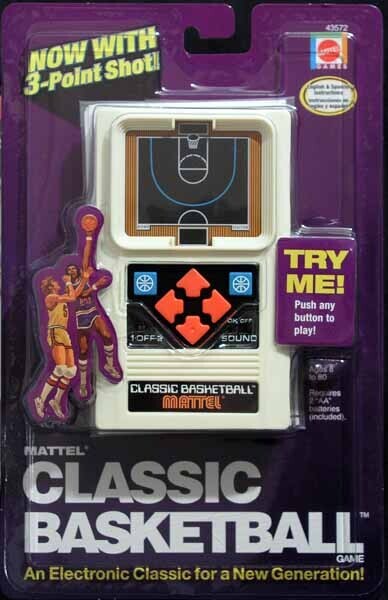  Mattel Electronics Classic Basketball