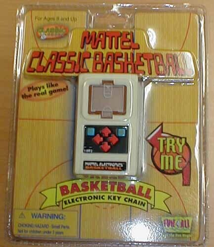  Mattel Electronics Basketball Keychain