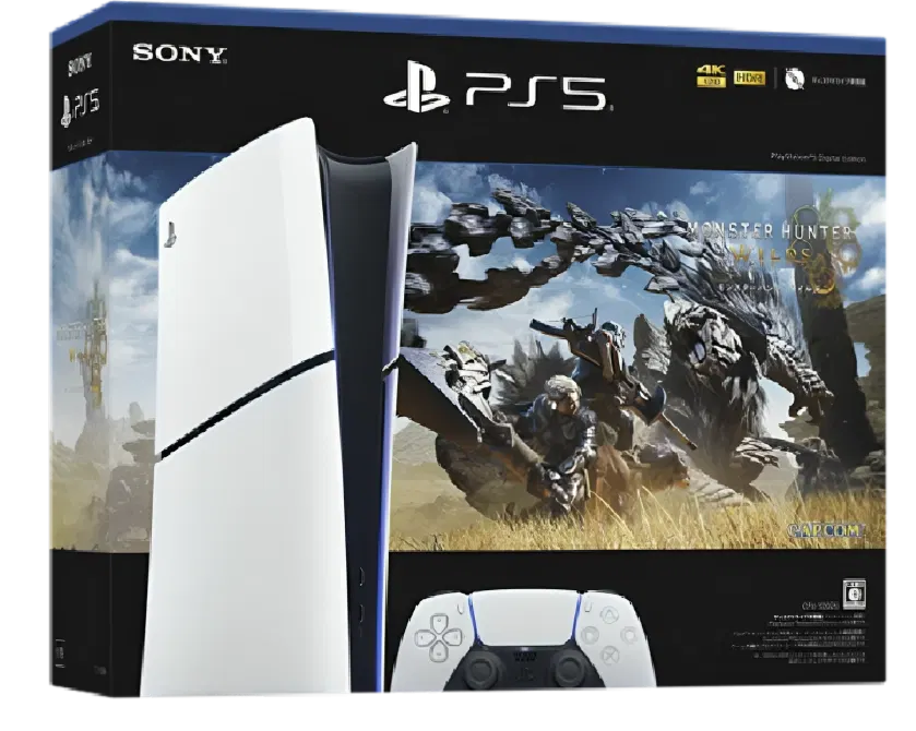  Sony PlayStation 5 Digital Edition: Monster Hunter Wilds Bundle