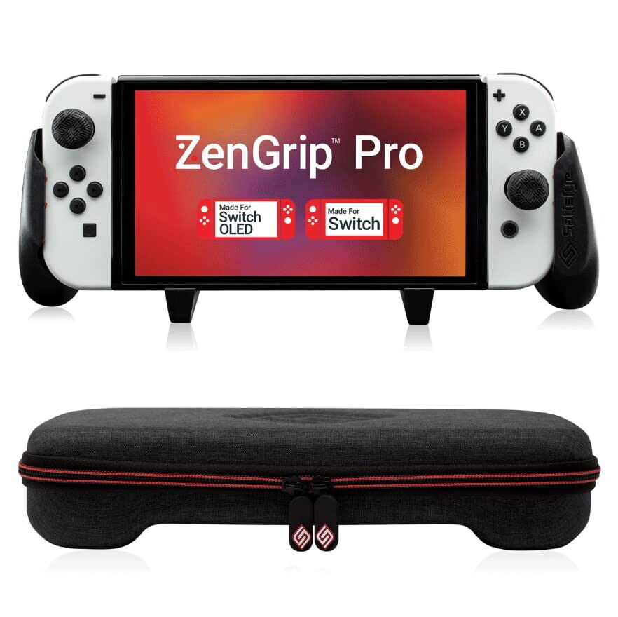  Nintendo Switch OLED Model Satisfye – ZenGrip Pro Gen 3 OLED Slim Bundle