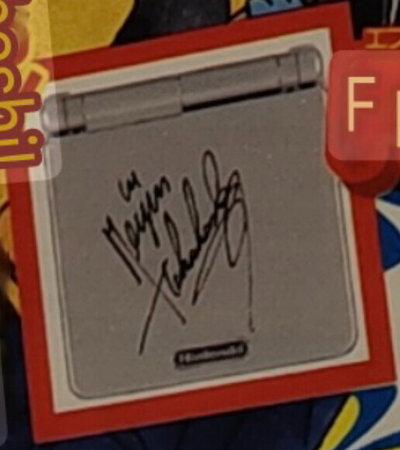 Nintendo Game Boy Advance SP Takahashi Autographed Console