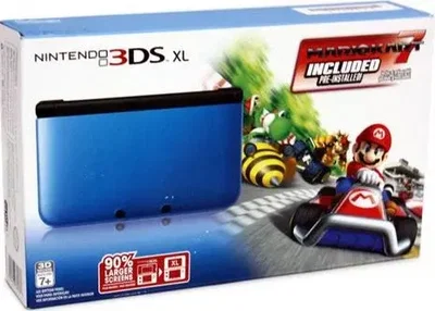 Nintendo 3DS XL Mario Kart 7 Blue Bundle