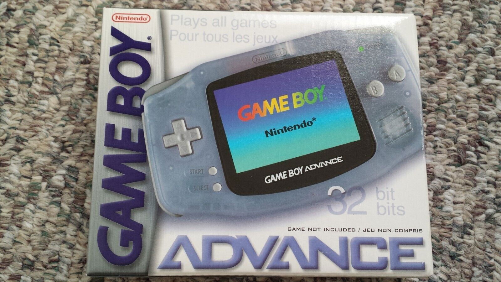  Nintendo Game Boy Advance Glacier Console [CAN]