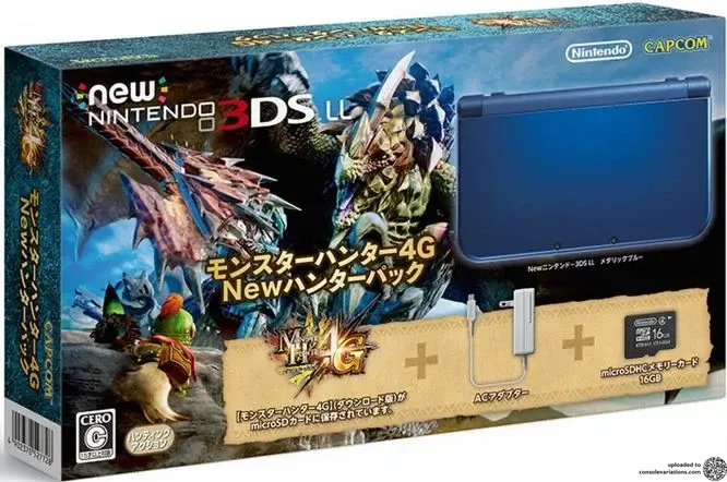 Consolevariations - New Nintendo 3DS LL Monster Hunter Bundle 