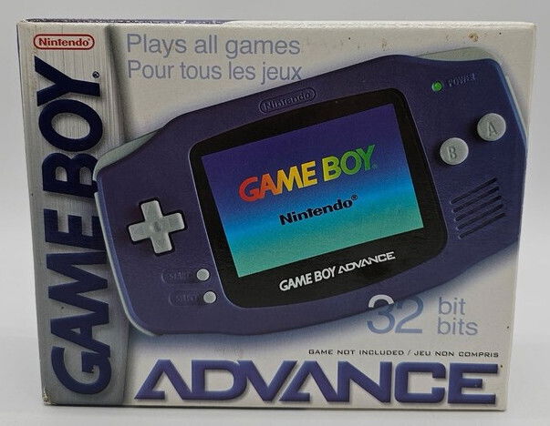  Nintendo Game Boy Advance Indigo Console [CAN]